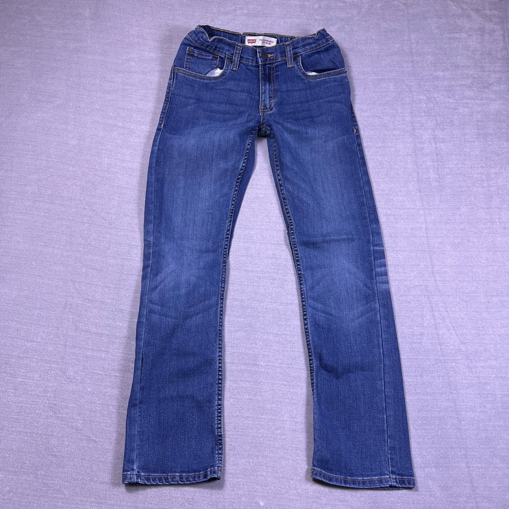 Levis 511 Performance Slim Fit‎ Mid Rise Jeans Kids 16 REG Blue Denim